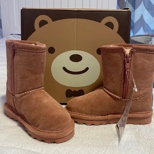 Pink Bearpaw Toddler Boots